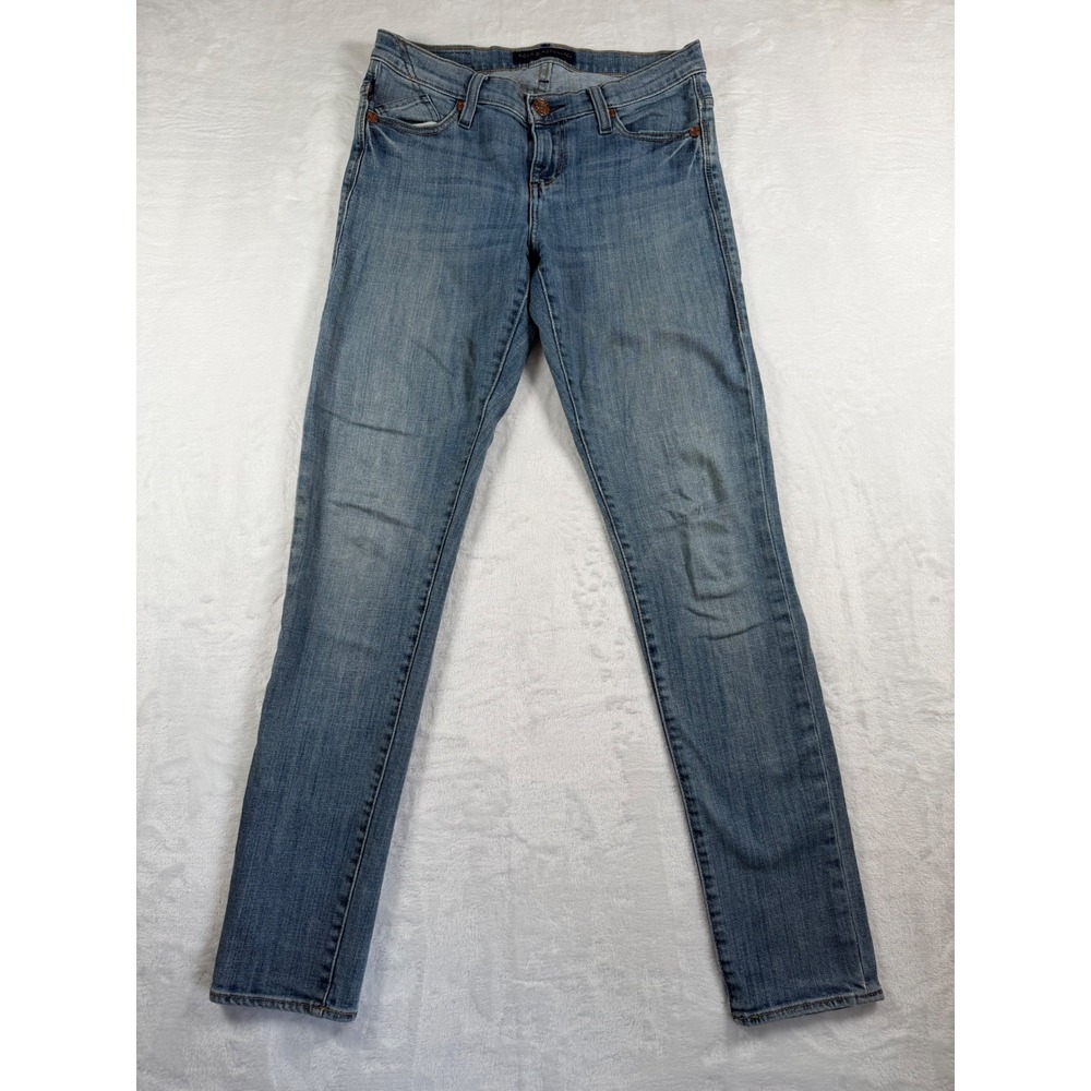 Rock & Republic Womens Skinny Jeans Blue Medium Wash Low Rise Size 4